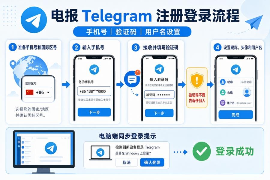 电报和 Telegram 名称关系说明