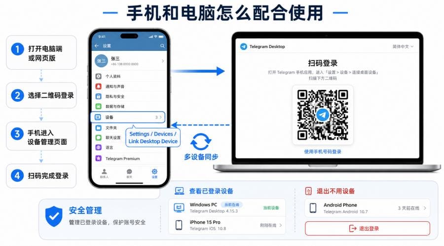 电报有哪些版本?手机、电脑和网页版怎么选 配图 2