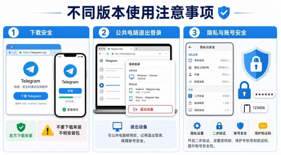 电报有哪些版本?手机、电脑和网页版怎么选 配图 3